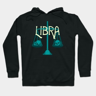 Libra Scales & Skulls Zodiac Hoodie